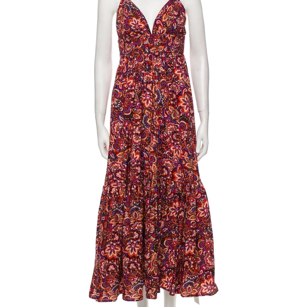 Jason Wu Paisley Open Back Maxi Dress